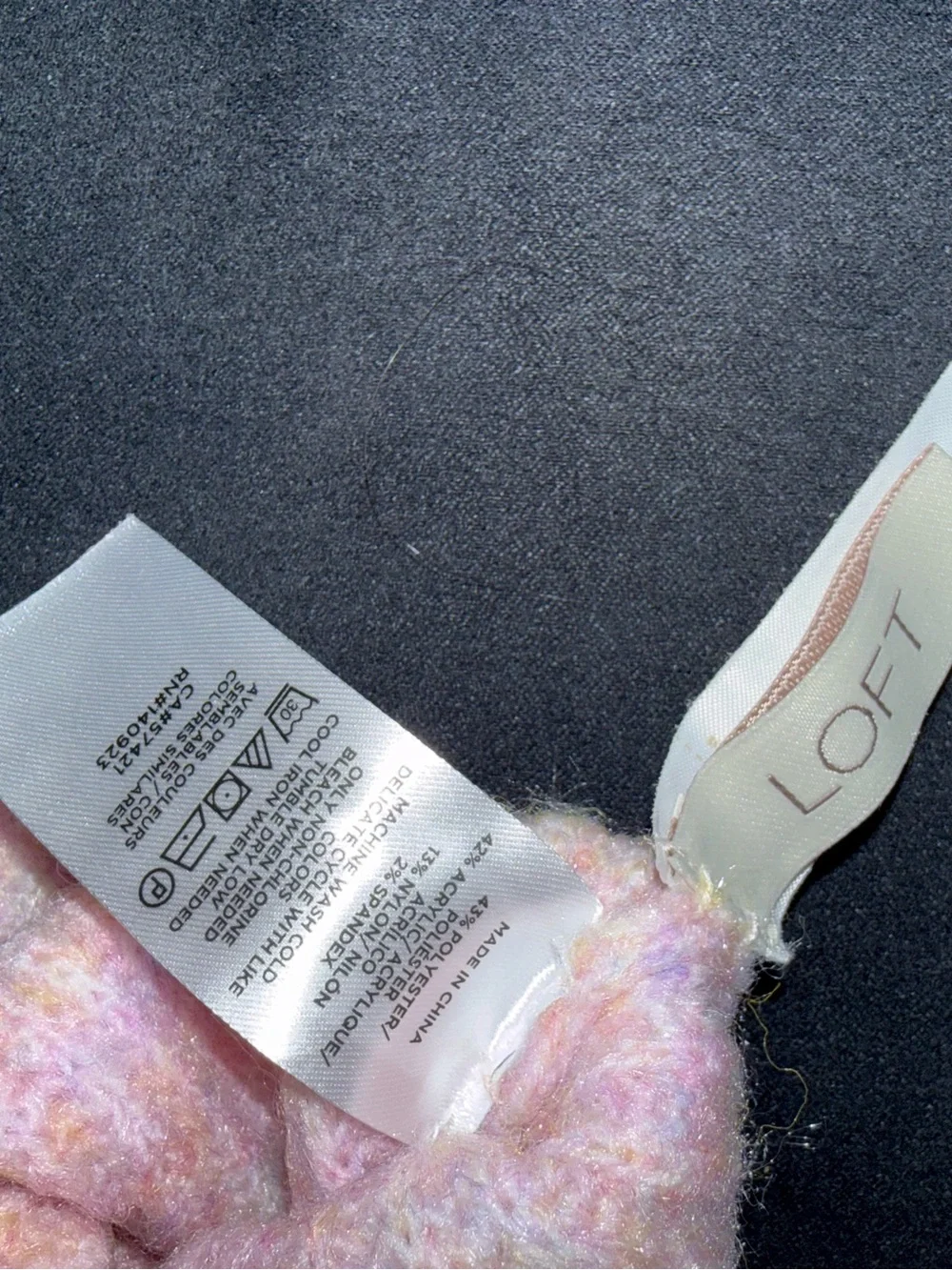 LOFT fingerless gloves  NWT